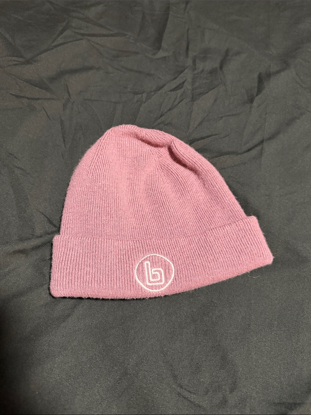 Classic Pink Knit Beanie Hat - Women's Winter Accessory